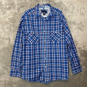 Ariat Men Pro Series Mason Classic Plaid Snap Long Sleeve Breathable Shirt L